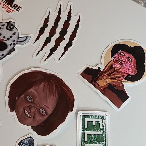 Horror Movie Sticker Decals Serial Killer Variety Pack D Freddy Kreuger NEW - Picture 5 of 10